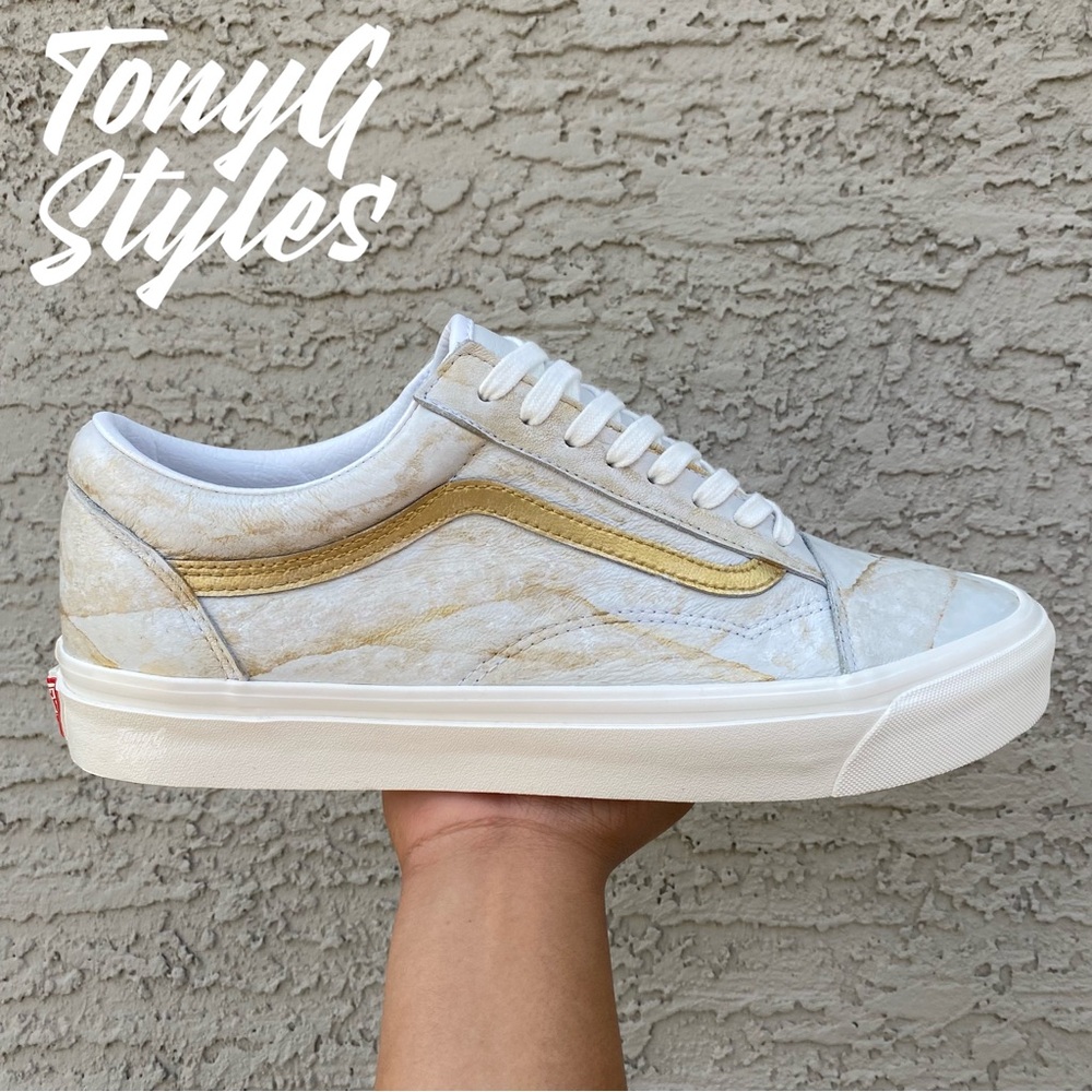 ✨NEW✨ VANS OLD SKOOL “GOLD MARBLE” (CUSTOM)